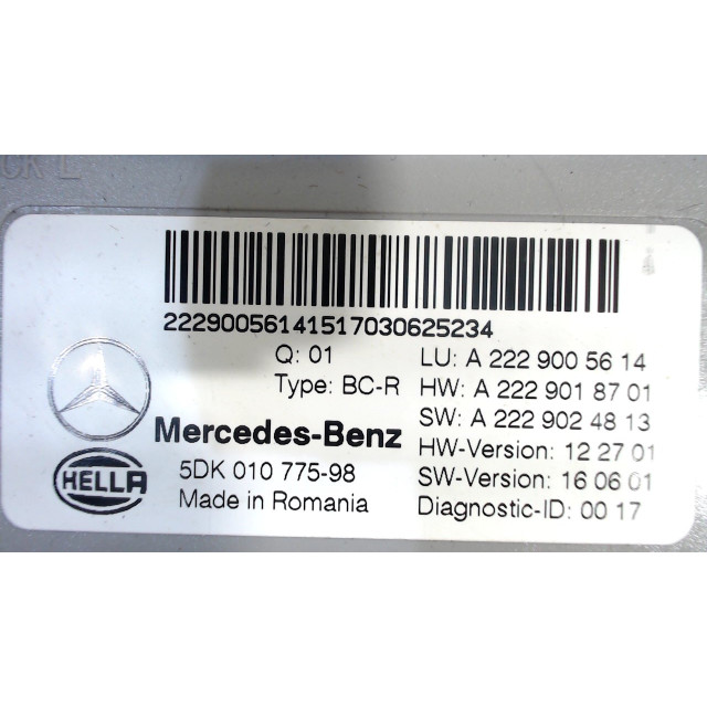 Unidad de control Mercedes-Benz S (W222/V222/X222) (2014 - actualidad) S (W222) Sedan 6.0 S-600 V12 36V Biturbo (M277.980)