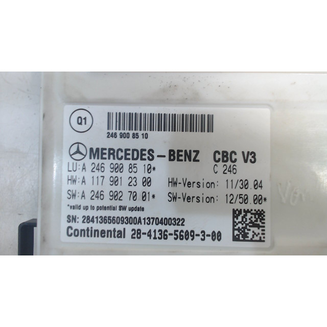 Unidad de control Mercedes-Benz A (W176) (2012 - 2014) Hatchback 1.8 A-180 CDI 16V (OM651.901(Euro 5))