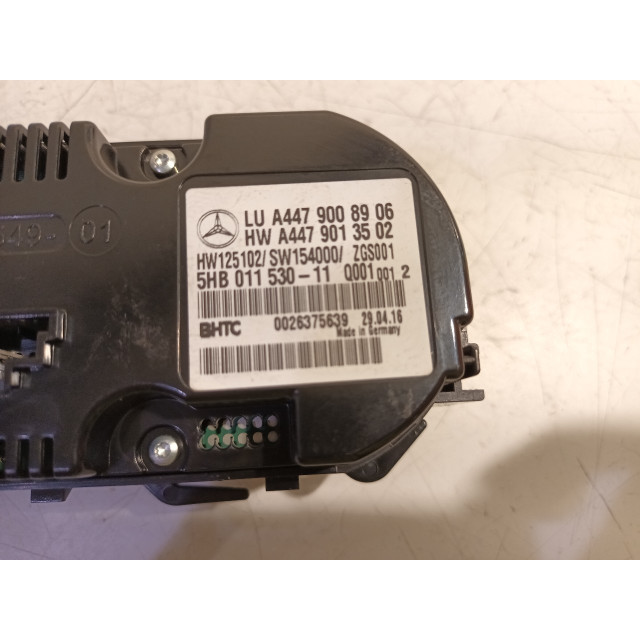 Calefactor del salpicadero Mercedes-Benz Vito (447.6) (2014 - actualidad) Van 1.6 109 CDI 16V (OM622.951(R9M-503))