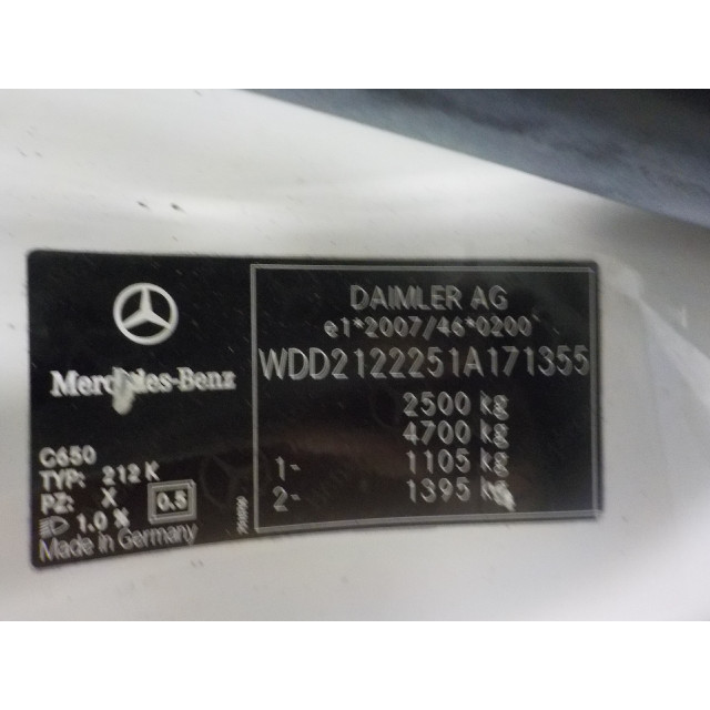 Motor del ventilador de calentador Mercedes-Benz E Estate (S212) (2009 - actualidad) Combi E-350 CDI V6 24V BlueEfficiency (OM642.850)