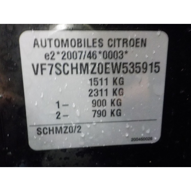 Airbag del pasajero Citroën C3 (SC) (2012 - 2016) Hatchback 1.2 VTi 82 12V (EB2F(HMZ))
