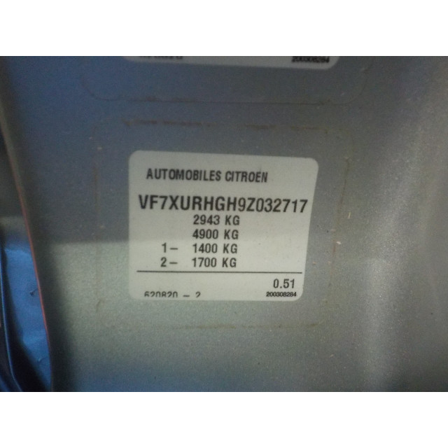 Cinturón de seguridad delantero derecho Citroën Jumpy (G9) (2008 - 2016) Van 2.0 HDI 120 16V (DW10UTED4(RHG))