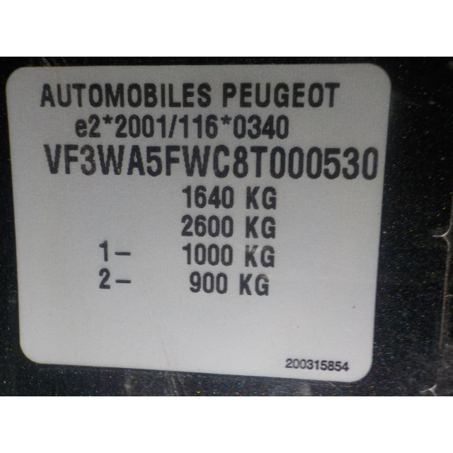 radiador intercooler Peugeot 207/207+ (WA/WC/WM) (2007 - 2012) Hatchback 1.6 16V VTi (EP6(5FW))
