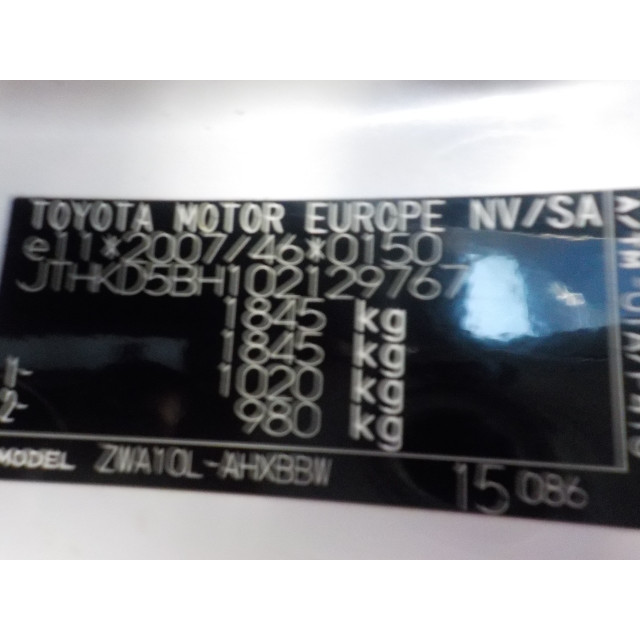 Panel de mando multimedia Lexus CT 200h (2010 - 2020) Hatchback 1.8 16V (2ZRFXE)