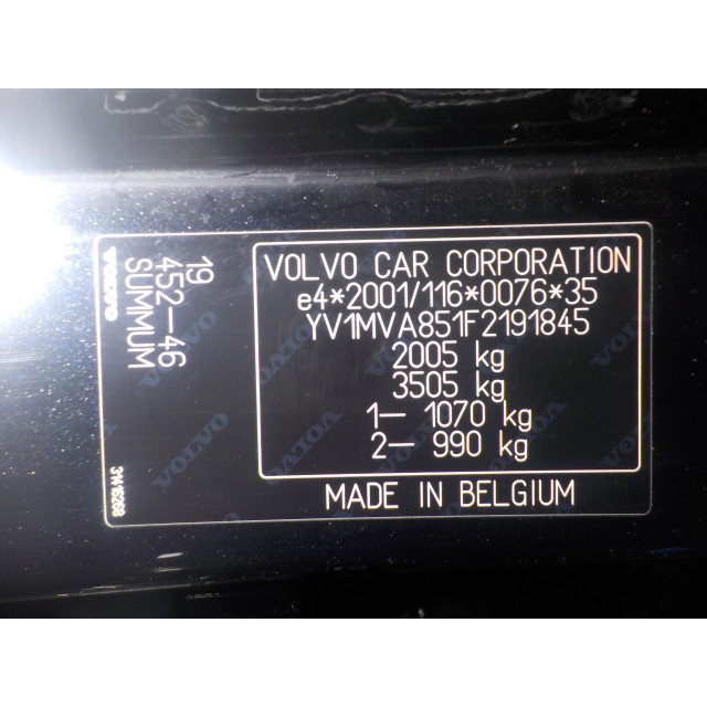 Caja de cambios manual Volvo V40 (MV) (2014 - 2019) 2.0 D4 16V (D4204T14)