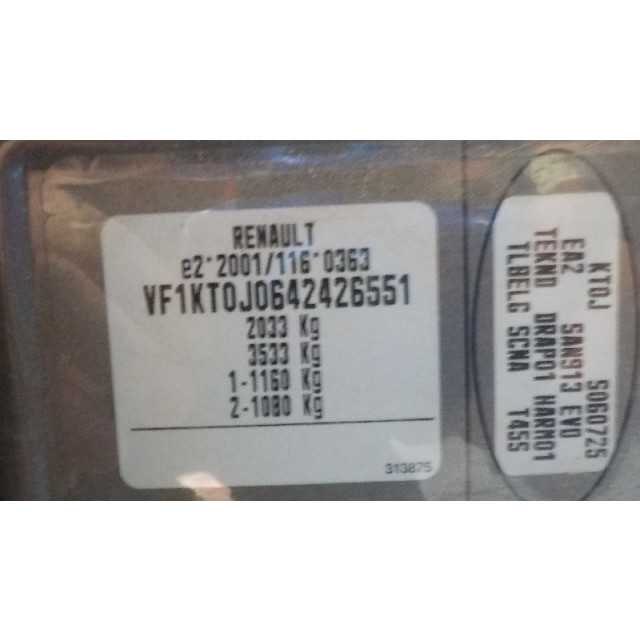 radiador intercooler Renault Laguna III Estate (KT) (2007 - 2015) Combi 5-drs 2.0 dCi 16V 130 (M9R-744)