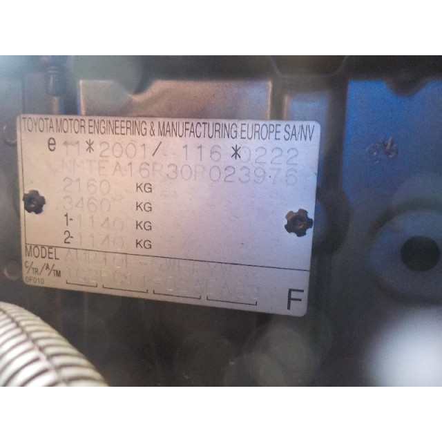 Interruptor del indicador Toyota Corolla Verso (R10/11) (2005 - 2009) MPV 2.2 D-4D 16V (2AD-FTV(Euro 4))