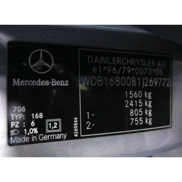 Motor del ventilador de calentador Mercedes-Benz A (W168) (1998 - 2001) Hatchback 1.7 A-170 CDI 16V (OM668.940)