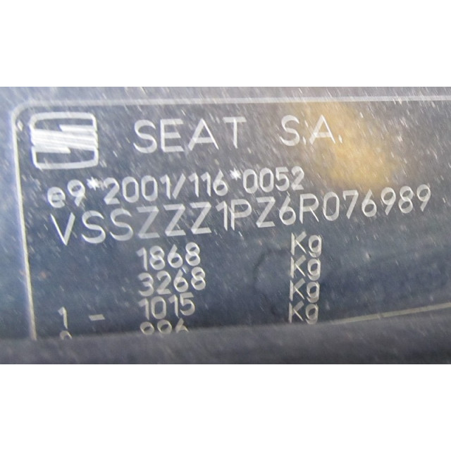Resistencia del calentador Seat Leon (1P1) (2005 - 2010) Hatchback 5-drs 1.9 TDI 105 (BXE)