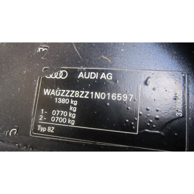 Amortiguador trasero derecho Audi A2 (8Z0) (2000 - 2005) Hatchback 1.4 16V (AUA)
