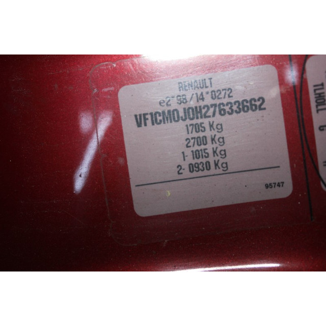Calefactor del salpicadero Renault Megane II (BM/CM) (2002 - 2008) Hatchback 1.6 16V (K4M-760)