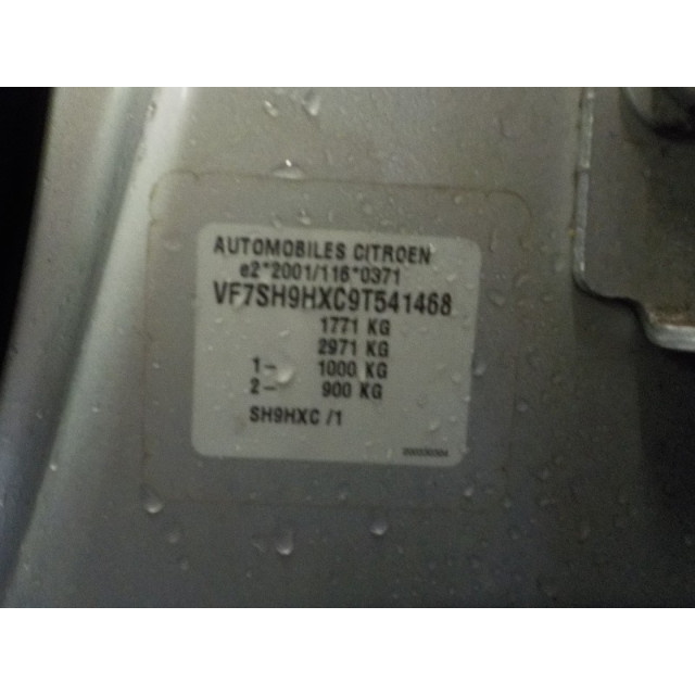 Caja de cambios manual Citroën C3 Picasso (SH) (2009 - 2011) MPV 1.6 HDi 16V 90 (DV6ATED4(9HX))