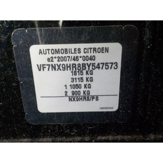 Caja de cambios automático Citroën DS4 (NX) (2011 - 2015) Hatchback 1.6 e-Hdi 16V 110 (DV6C(9HR))