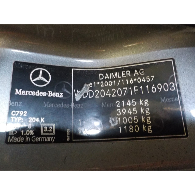 Motor de la bomba de dirección asistida Mercedes-Benz C Estate (S204) (2007 - 2009) Combi 2.2 C-200 CDI 16V . (OM646.811)