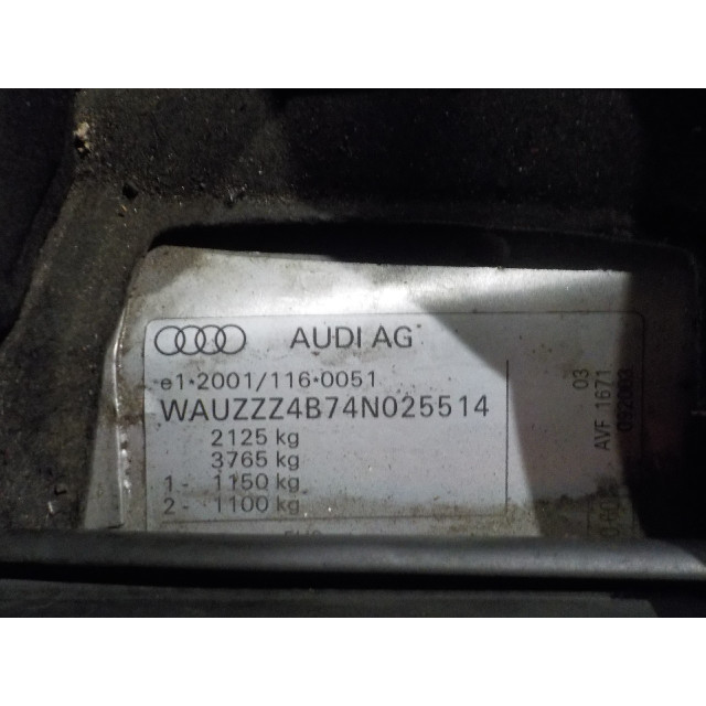 Motor de arranque Audi A6 Avant (C5) (2001 - 2005) A6 Avant (4B5) Combi 1.9 TDI 130 (AVF)