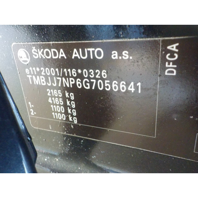 Camera frente Skoda Superb Combi (3V5) (2015 - actualidad) Combi 2.0 TDI (DFCA)