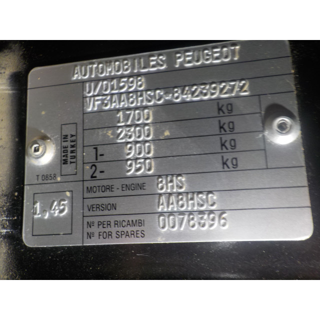 Retrovisor izquierdo eléctrico Peugeot Bipper (AA) (2008 - actualidad) Van 1.4 HDi (DV4TED(8HS))