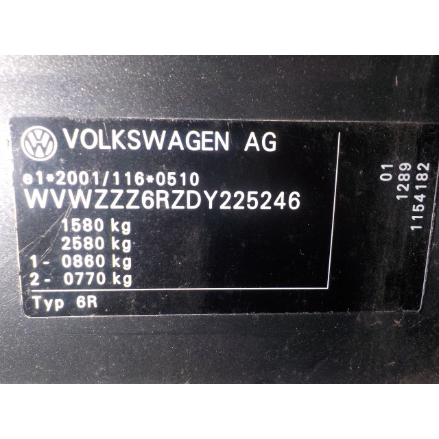Ventilador Volkswagen Polo V (6R) (2011 - 2014) Polo (6R) Hatchback 1.2 TSI (CBZC)