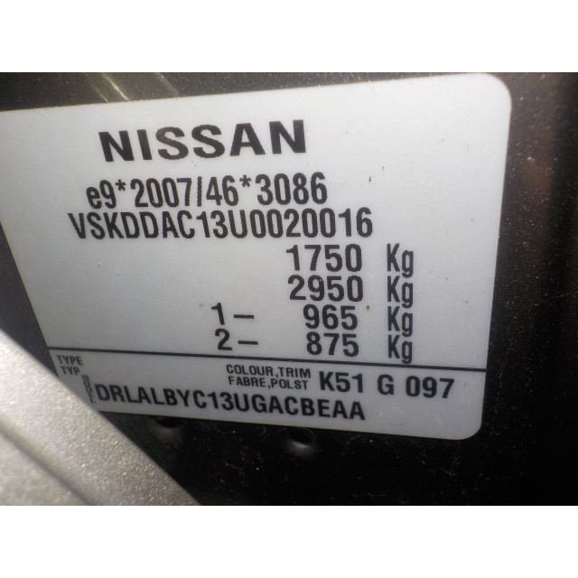 Motor de arranque Nissan/Datsun Pulsar (C13) (2014 - actualidad) Hatchback 1.2 12V DIG-T (HRA2)