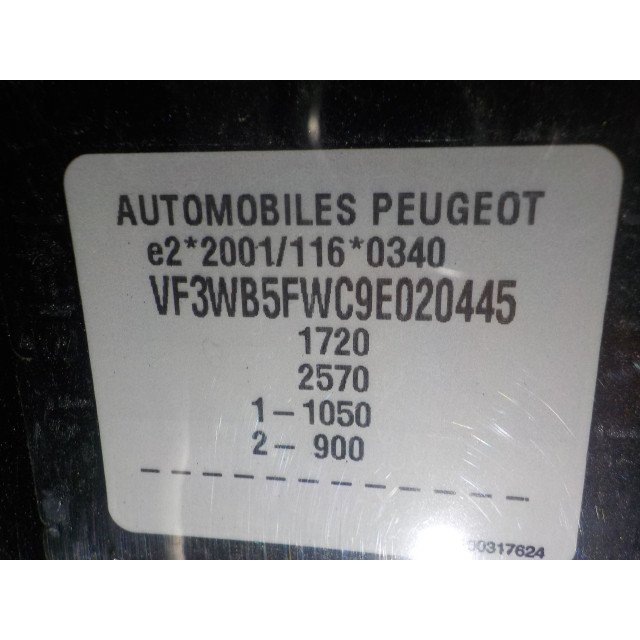Miscelánea hidráulico Peugeot 207 CC (WB) (2007 - 2013) Cabrio 1.6 16V (EP6C(5FS))