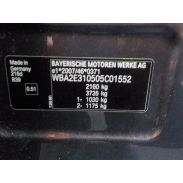 Desbloqueo del portón trasero BMW 2 serie Gran Tourer (F46) (2015 - actualidad) MPV 216d 1.5 TwinPower Turbo 12V (B37-C15A)