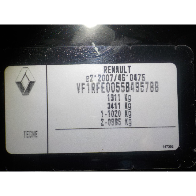 Equipo de sonido Renault Kadjar (RFEH) (2015 - actualidad) Kadjar (RFE) SUV 1.2 Energy TCE 130 (H5F-408)