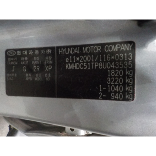 Mecanismo de cierre central eléctrico del bloqueo de la puerta trasera derecha Hyundai i30 (FD) (2007 - 2012) i30 Hatchback 1.6 CRDi 16V VGT HP (D4FB)