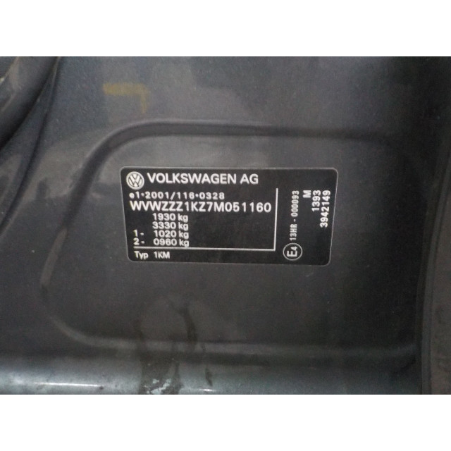 Caja de cambios automático Volkswagen Jetta III (1K2) (2005 - 2010) Sedan 2.0 FSI 16V (BVY(Euro 4))