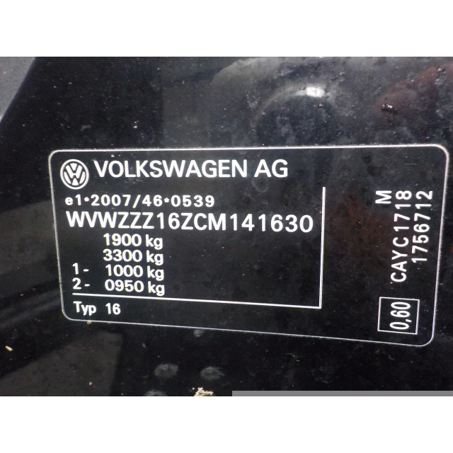 Cremallera de dirección Volkswagen Jetta IV (162/16A) (2010 - 2015) Sedan 1.6 TDI 16V (CAYC(Euro 5))