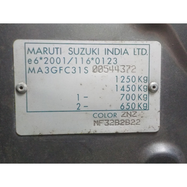 Calefactor del salpicadero Suzuki Alto (GF) (2009 - actualidad) Hatchback 5-drs 1.0 12V (K10B)