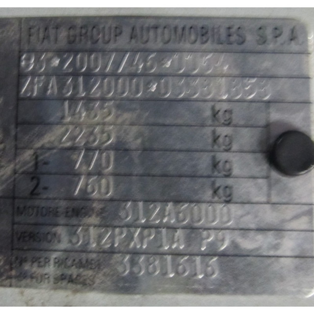 Interruptor de espejos eléctricos Fiat Panda (312) (2013 - actualidad) Hatchback 0.9 TwinAir 60 (312.A.6000)
