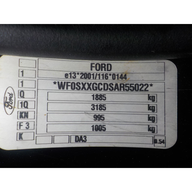 Mecanismo de cierre central eléctrico del bloqueo de la puerta derecha Ford Focus 2 Wagon (2004 - 2012) Combi 1.6 TDCi 16V 110 (G8DD(Euro 3))