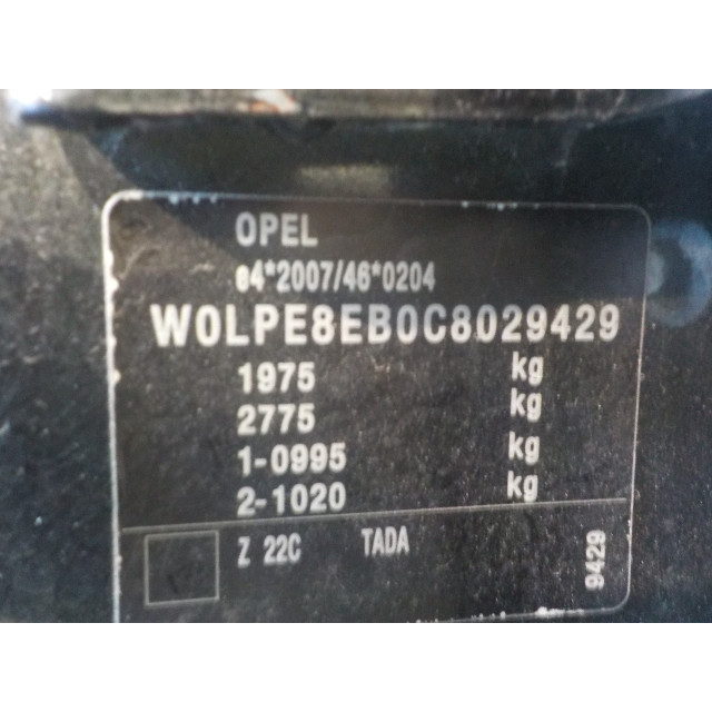 Interruptor de la luz de alarma Opel Astra J Sports Tourer (PD8/PE8/PF8) (2010 - 2015) Combi 1.4 16V ecoFLEX (A14XER(Euro 5))