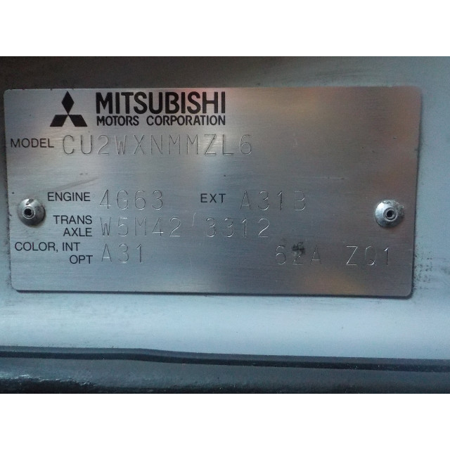 Motor de arranque Mitsubishi Outlander (CU) (2003 - 2006) SUV 2.0 16V 4x4 (4G63)