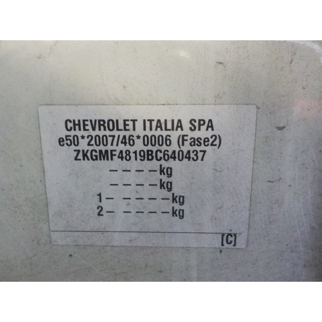 Motor de la bomba de dirección asistida Daewoo/Chevrolet Spark (2010 - 2015) (M300) Hatchback 1.0 16V Bifuel (LMT)