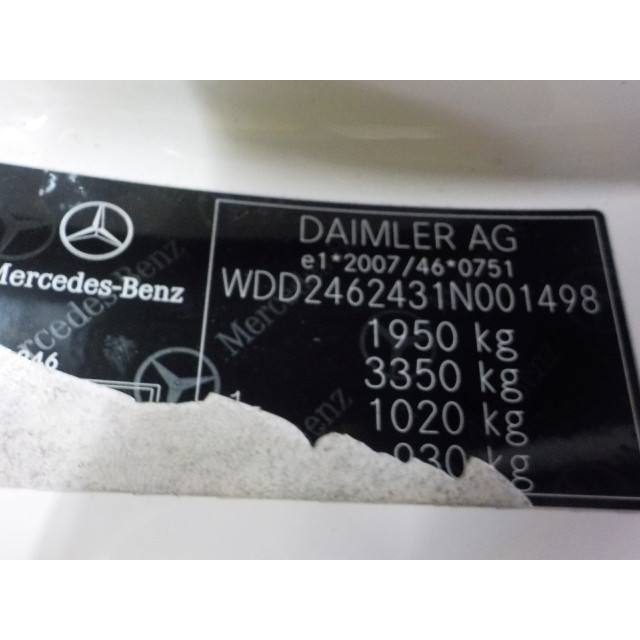 Amortiguador trasero izquierdo Mercedes-Benz B (W246/242) (2011 - 2018) Hatchback 1.6 B-200 BlueEFFICIENCY Turbo 16V (M270.910)