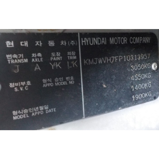 Motor del elevalunas delantero derecho Hyundai H 1/H 200 (2001 - 2004) Bus 2.5 TD (D4BF)