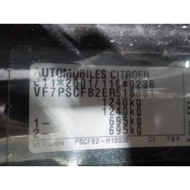 Interruptor del limpiaparabrisas Citroën C1 (2014 - actualidad) Hatchback 1.0 Vti 68 12V (1KR-FE(CFB))