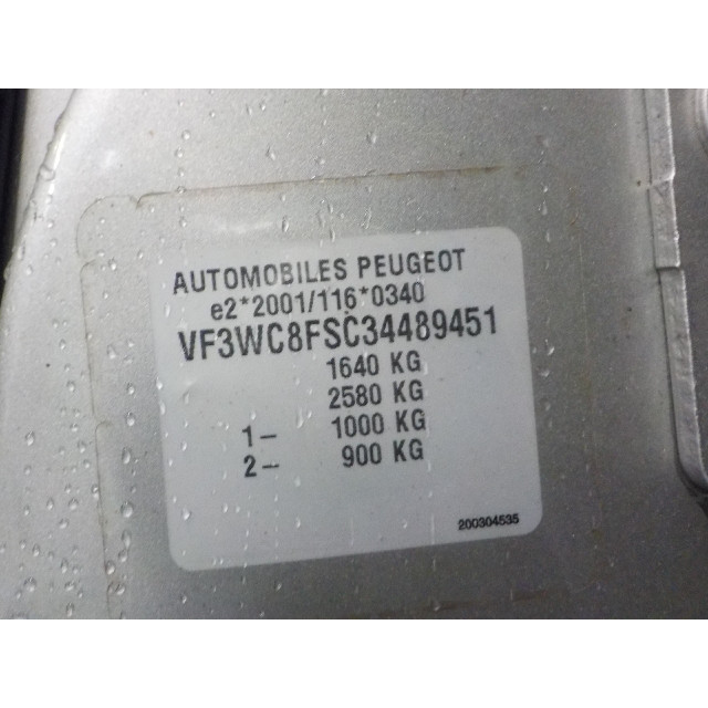 Calefactor del salpicadero Peugeot 207/207+ (WA/WC/WM) (2007 - 2010) 207 (WA/WC/WM) Hatchback 1.4 16_ (EP3(8FP))
