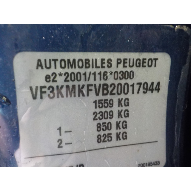 Bomba del aire acondicionado Peugeot 1007 (KM) (2005 - 2011) Hatchback 3-drs 1.4 (TU3JP(KFV))