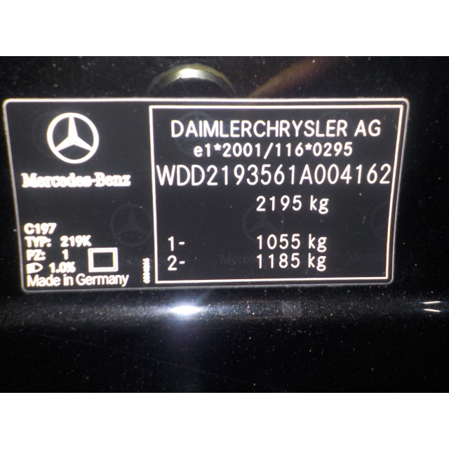 Unidad de control del cierre centralizado Mercedes-Benz CLS (C219) (2004 - 2010) Sedan 350 3.5 V6 18V (M272.964)