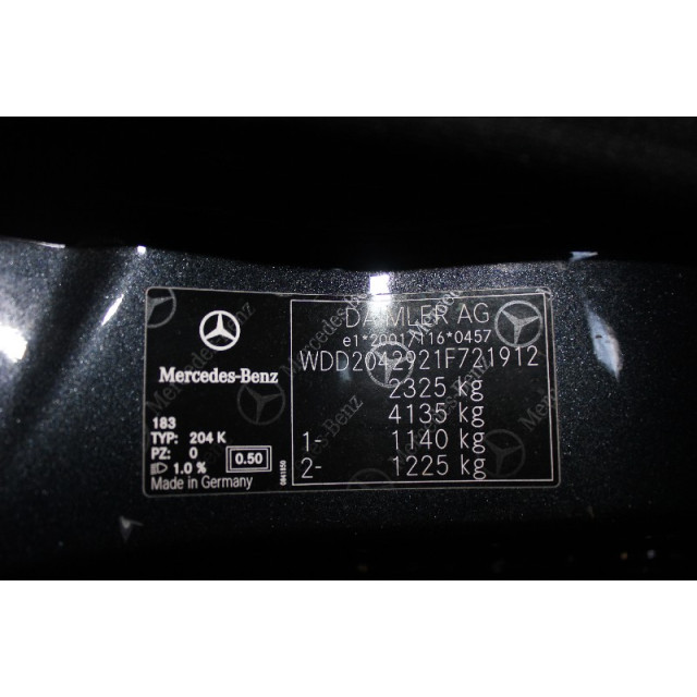 Iluminación interior Mercedes-Benz C Estate (S204) (2009 - actualidad) Combi 3.0 C-350 CDI V6 24V 4-Matic (OM642.832)