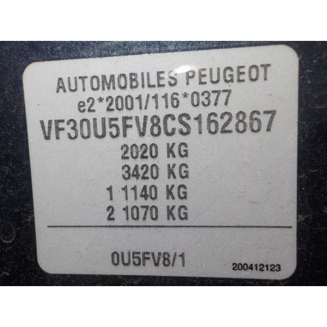 Dinamo Peugeot 3008 I (0U/HU) (2009 - 2016) MPV 1.6 16V THP 155 (EP6CDT(5FV))