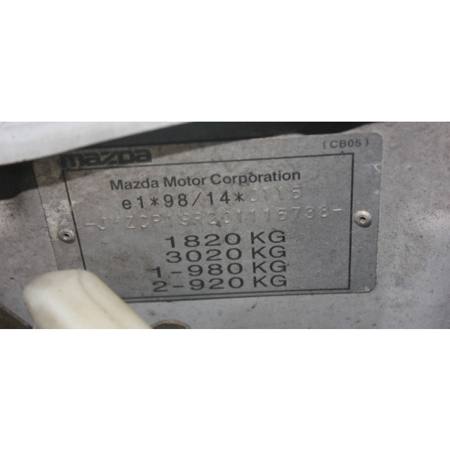 Mecanismo trasero del limpiaparabrisas Mazda Premacy (1999 - 2000) MPV 2.0 DiTD 16V Comfort (RF3F)