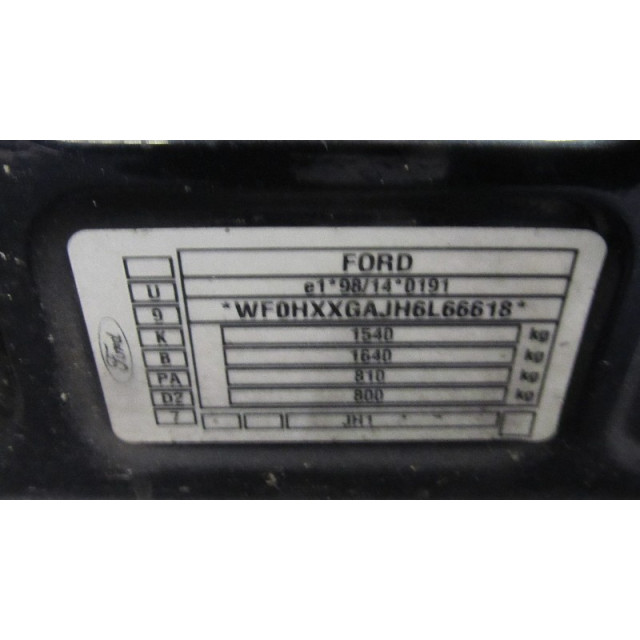 Muelle helicoidal trasero intercambiable Ford Fiesta 5 (2001 - 2008) Hatchback 1.3 (A9JB)