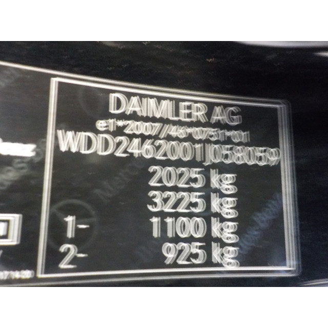 Motor del ventilador de calentador Mercedes-Benz B (W246/242) (2011 - actualidad) Hatchback 1.8 B-180 CDI BlueEFFICIENCY 16V (OM651.901)