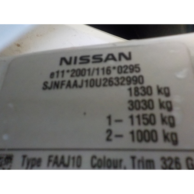 Motor de arranque Nissan/Datsun Qashqai (J10) (2010 - actualidad) SUV 1.6 16V (HR16DE)