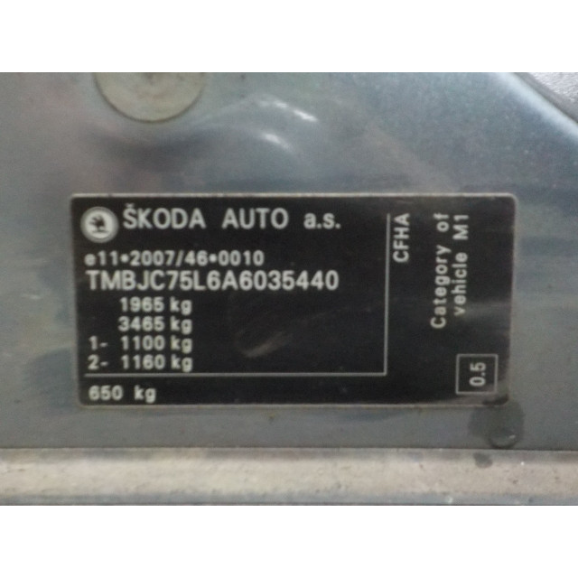 Amortiguador trasero derecho Skoda Yeti (5LAC) (2009 - 2017) SUV 2.0 TDI 16V 4x4 (CFHA)