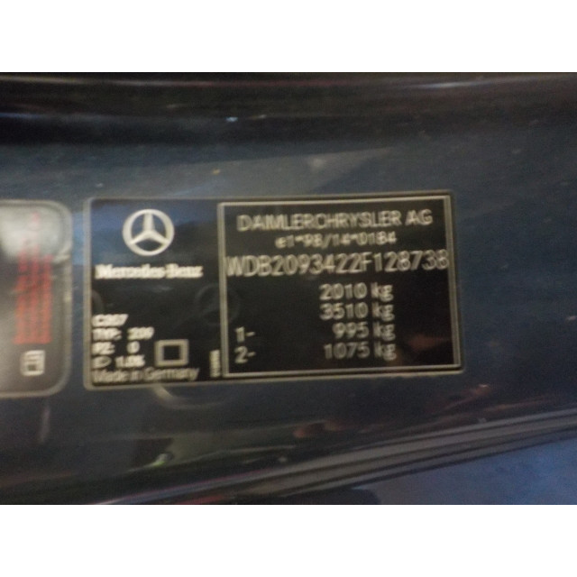 Bomba de ABS Mercedes-Benz CLK (W209) (2002 - 2009) Coupé 1.8 200 K 16V (M271.940)