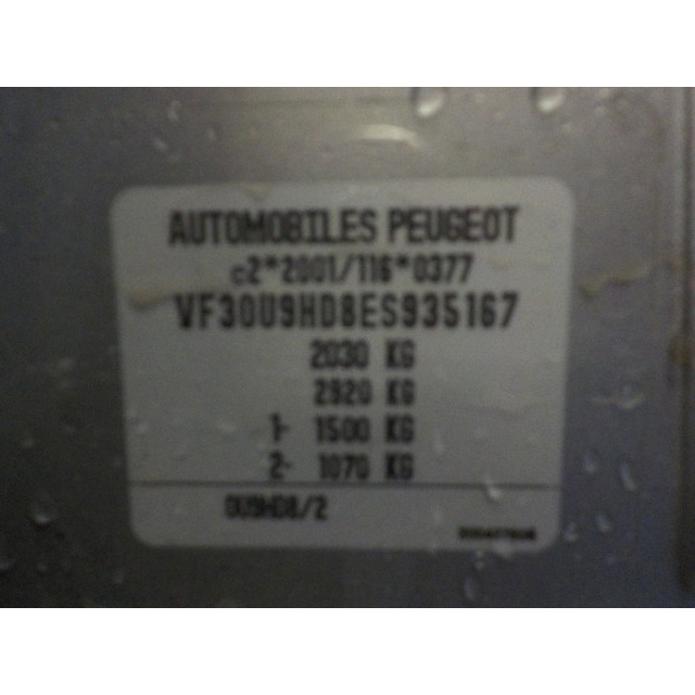 Motor del techo corredizo Peugeot 3008 I (0U/HU) (2013 - 2016) MPV 1.6 HDiF 16V (DV6C(9HD))